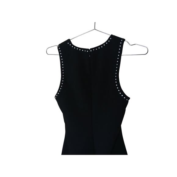 LIKELY Black Sheath Dress Size 0 Studded Sleeveless Mini Cocktail Party - Picture 9 of 15